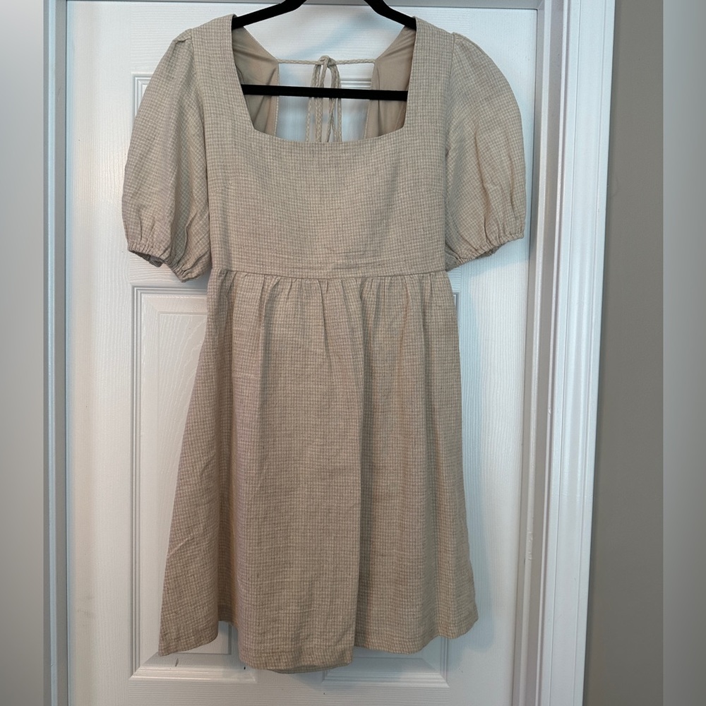 Altar'd State Cream Mini Dress